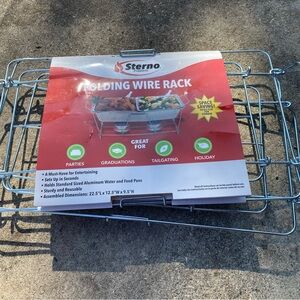 Silver Folding Wire Rack